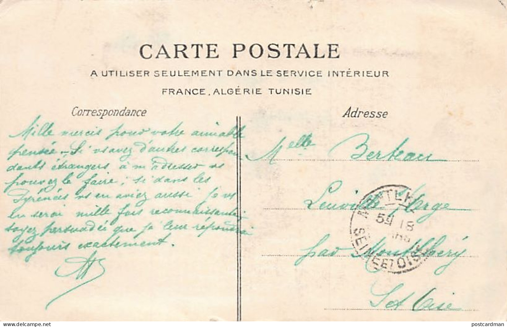 Algérie - DELLYS - Vue Prise De La Jetée - Café De La Gare - Service Côtiers à Vapeur Carmel Achaque - Ed. Collection Id - Other & Unclassified