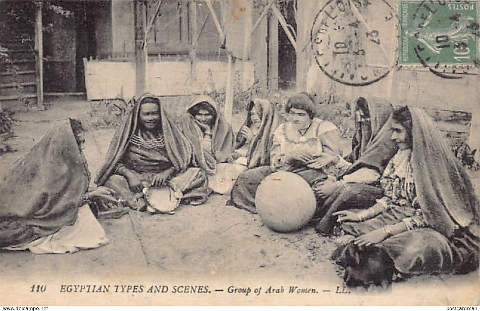 Egypt - Egyptian Types & Scenes - Group Of Arab Women - Publ. Levy L.L. 110 - Persons