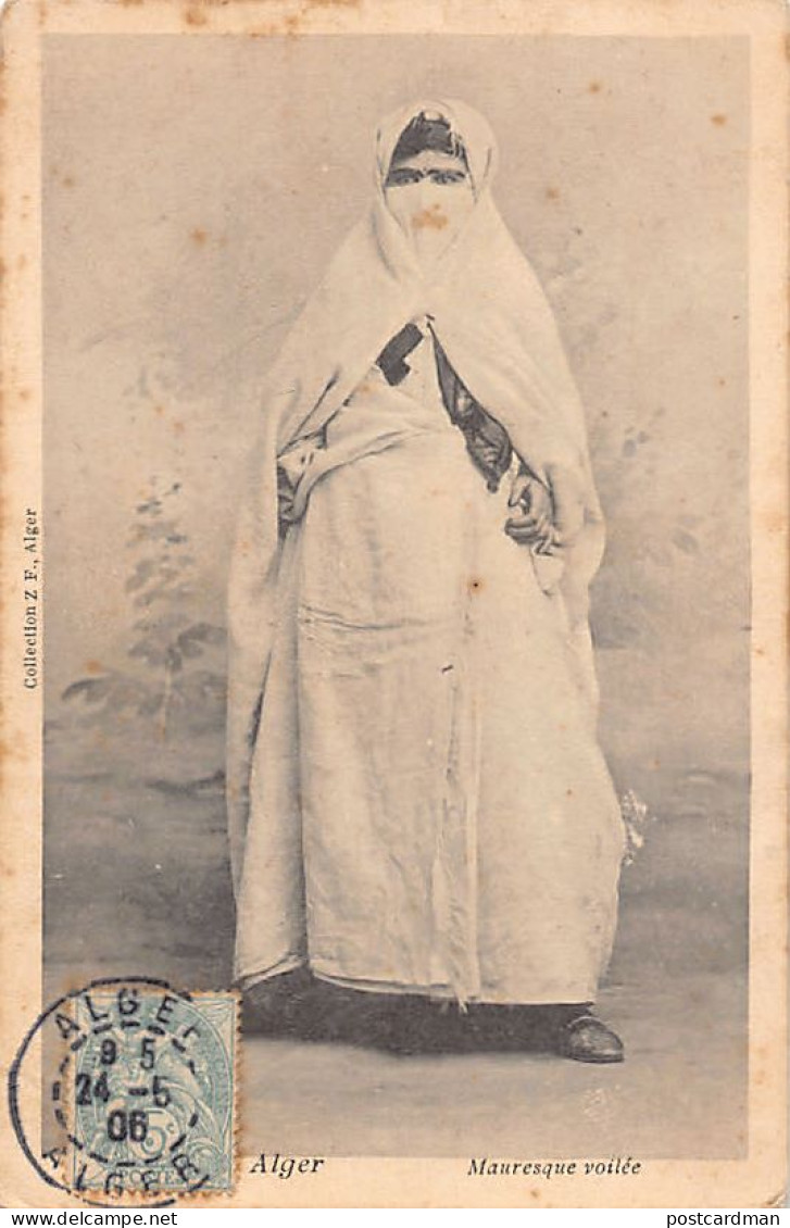 Algérie - Mauresque Voilée D'Alger - Ed. Z.F.  - Mujeres