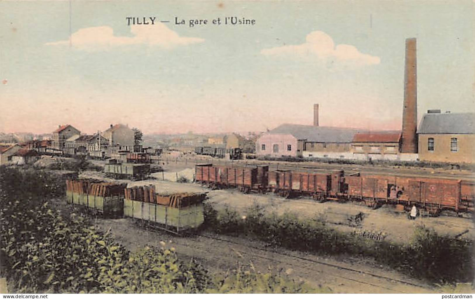 Belgique - TILLY (Br. W.) La Gare Et L'usine - Autres & Non Classés