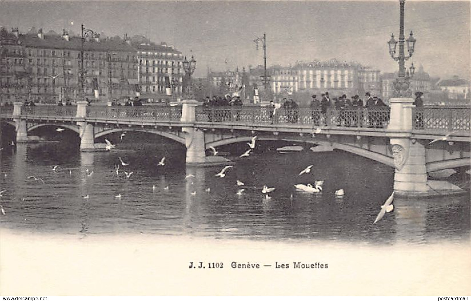 GENÊVE - Les Mouettes - Ed. JUllien J.J. 1102 - Genève