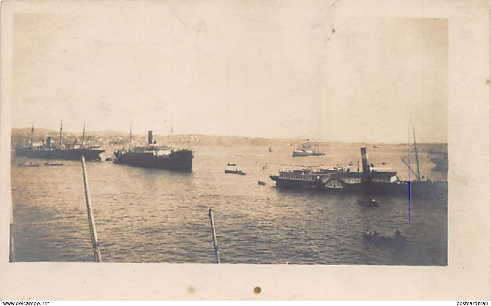 Turkey - ISTANBUL - The Harbour On The Asian Coast - REAL PHOTO October 1919 - Publ. Unknown  - Türkei
