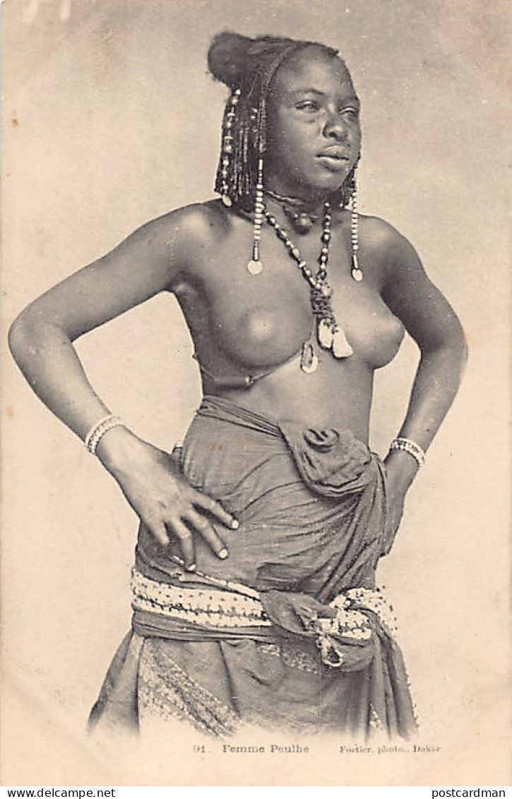 Sénégal - NU ETHNIQUE - Femme Peuhle - Ed. Fortier 91 - Sénégal