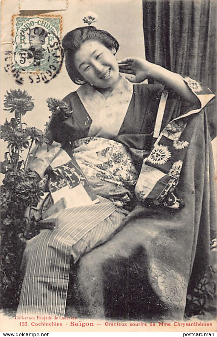 Viet-Nam - SAIGON - Gracieux Sourire De Madame Chrystanthèmes - Prostituée Japonaise - Ed. Poujade De Ladevèze 153 - Vietnam