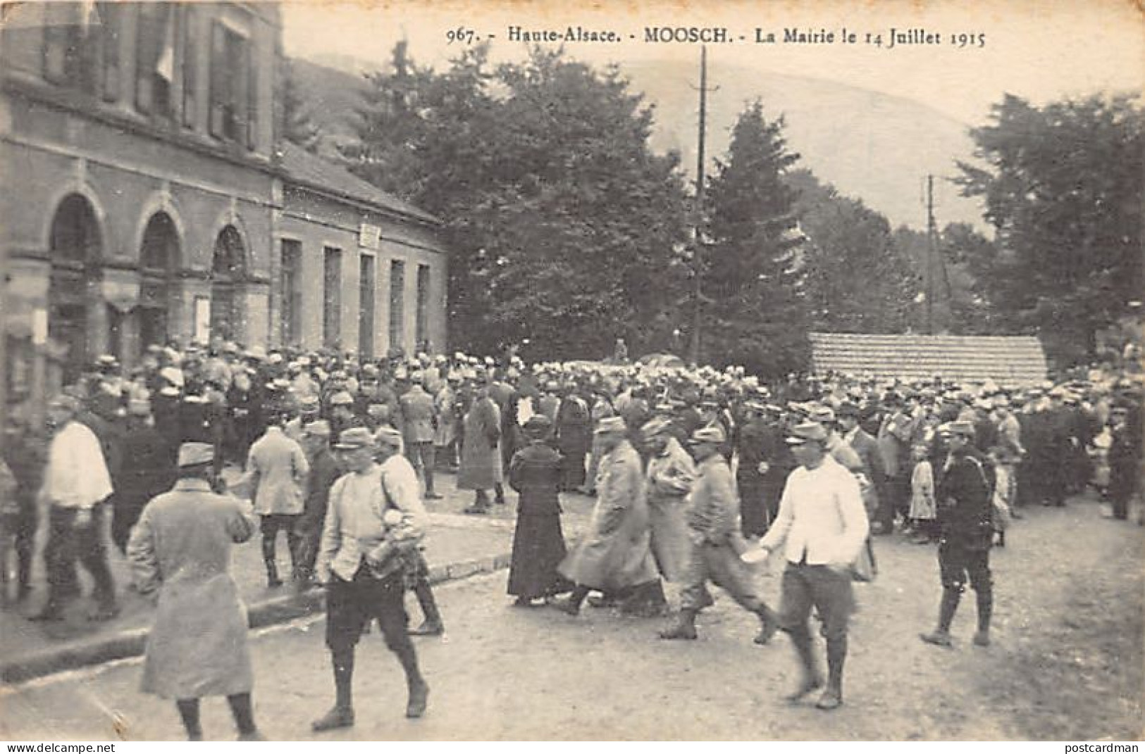 MOOSCH - Mairie Le 14 Juillet 1915 - Ed. Chadourne - Other & Unclassified