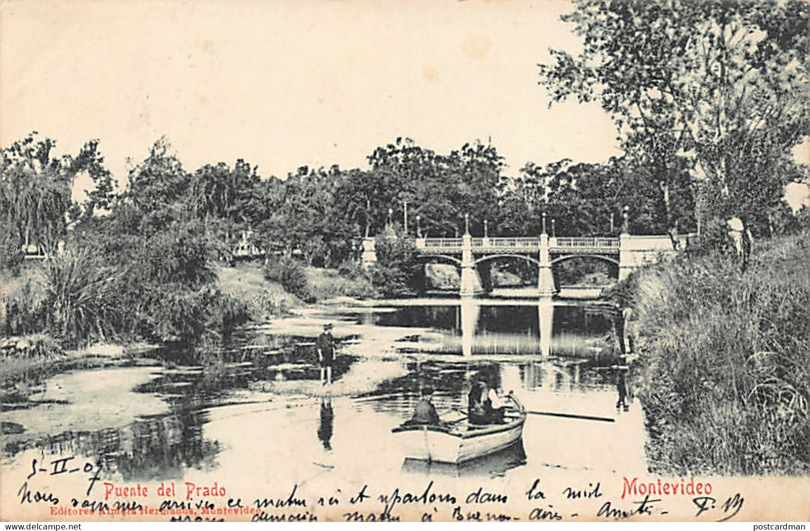 Uruguay - MONTEVIDEO - Puente Del Prado - Ed. Almera Hermanos  - Uruguay