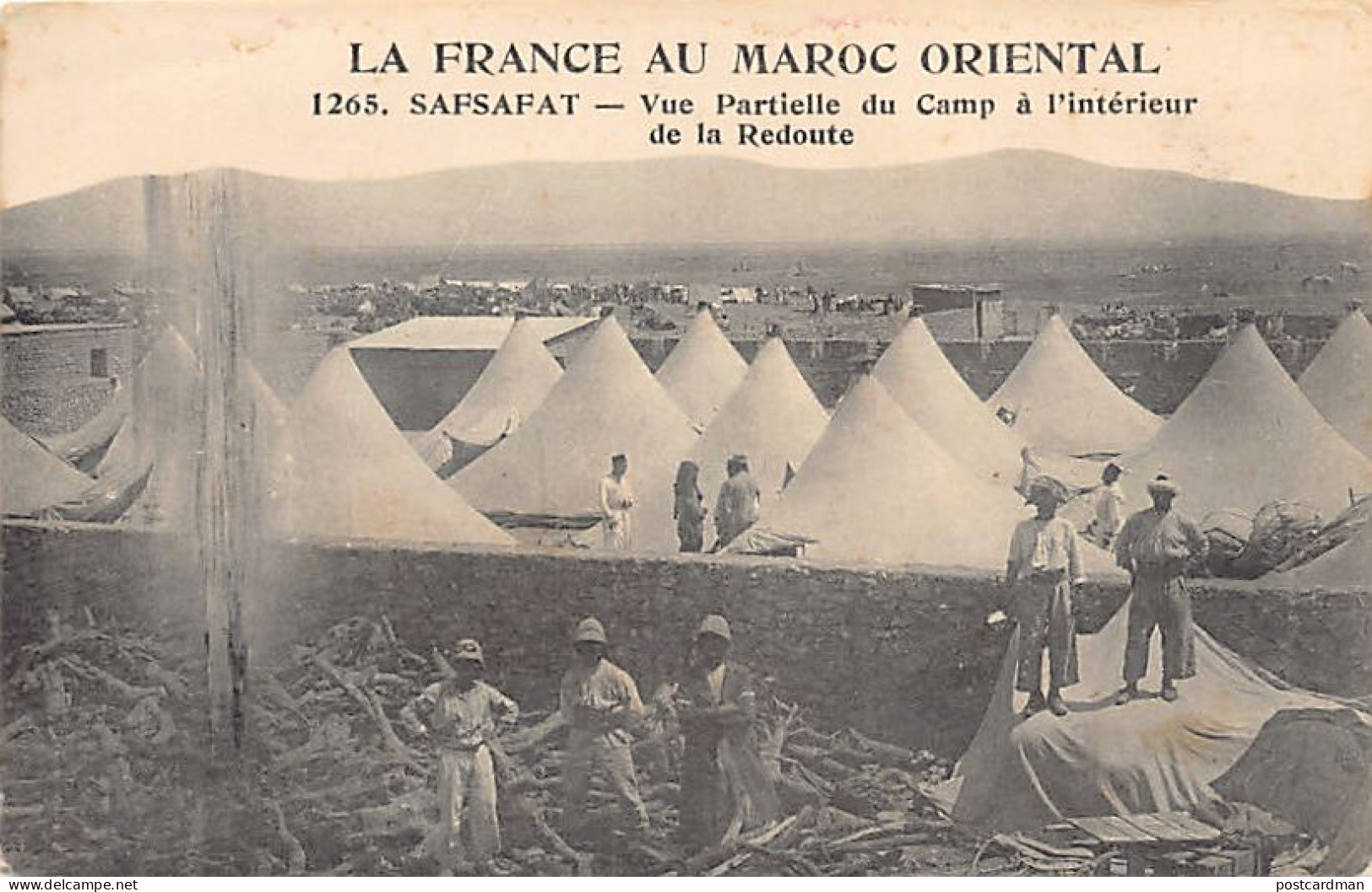 La France Au Maroc Oriental - SAFSAFAT - Vue Partielle Du Camp à L'intérieur De  - Other & Unclassified