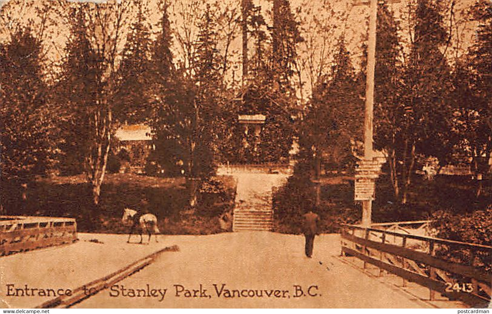 VANCOUVER (B.C.) Entrance To Stanley Park - Publ. Pacific Novelty Co.  - Vancouver