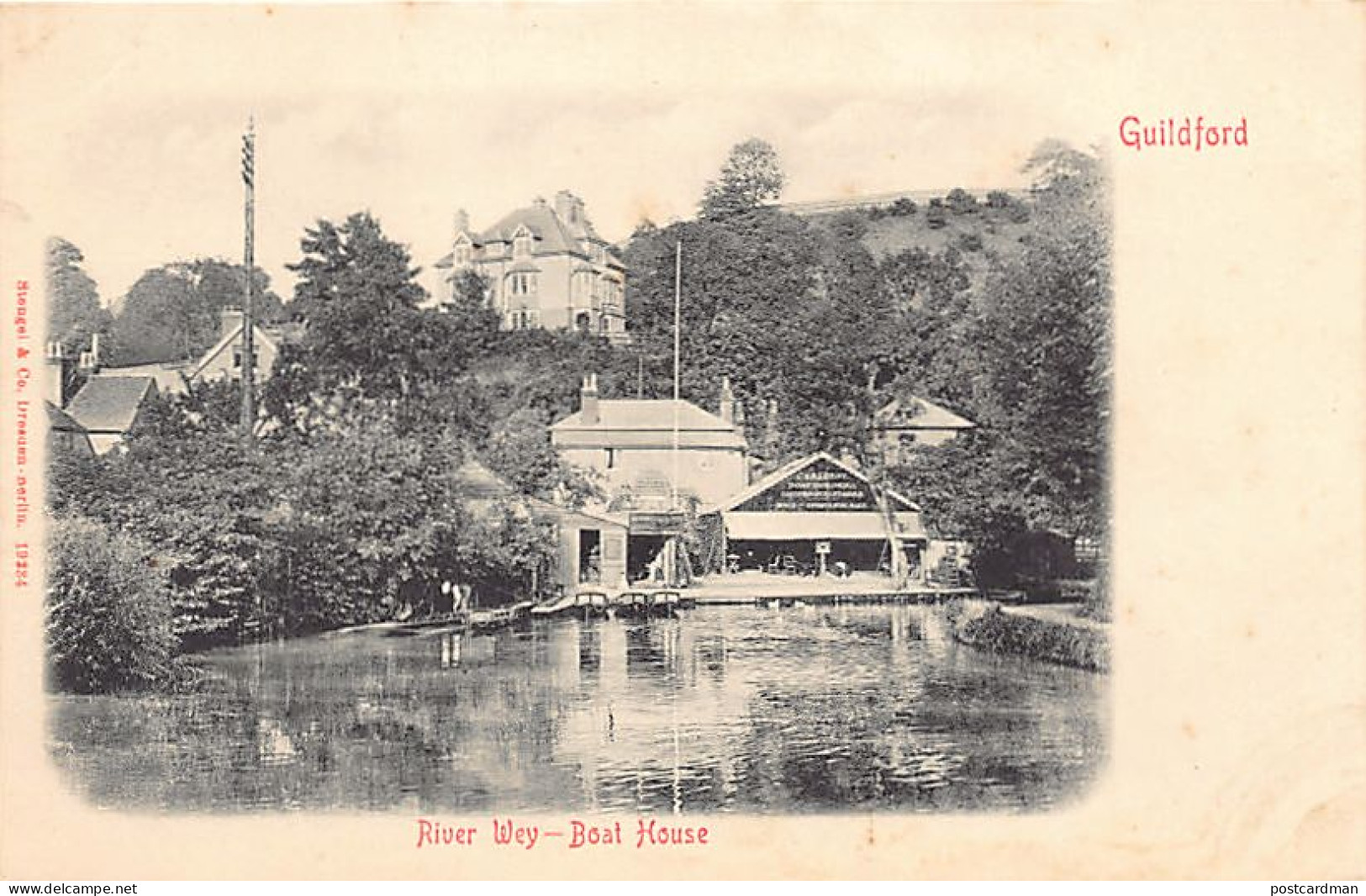 England - GUILDFORD - River Wey - Boat House - Surrey