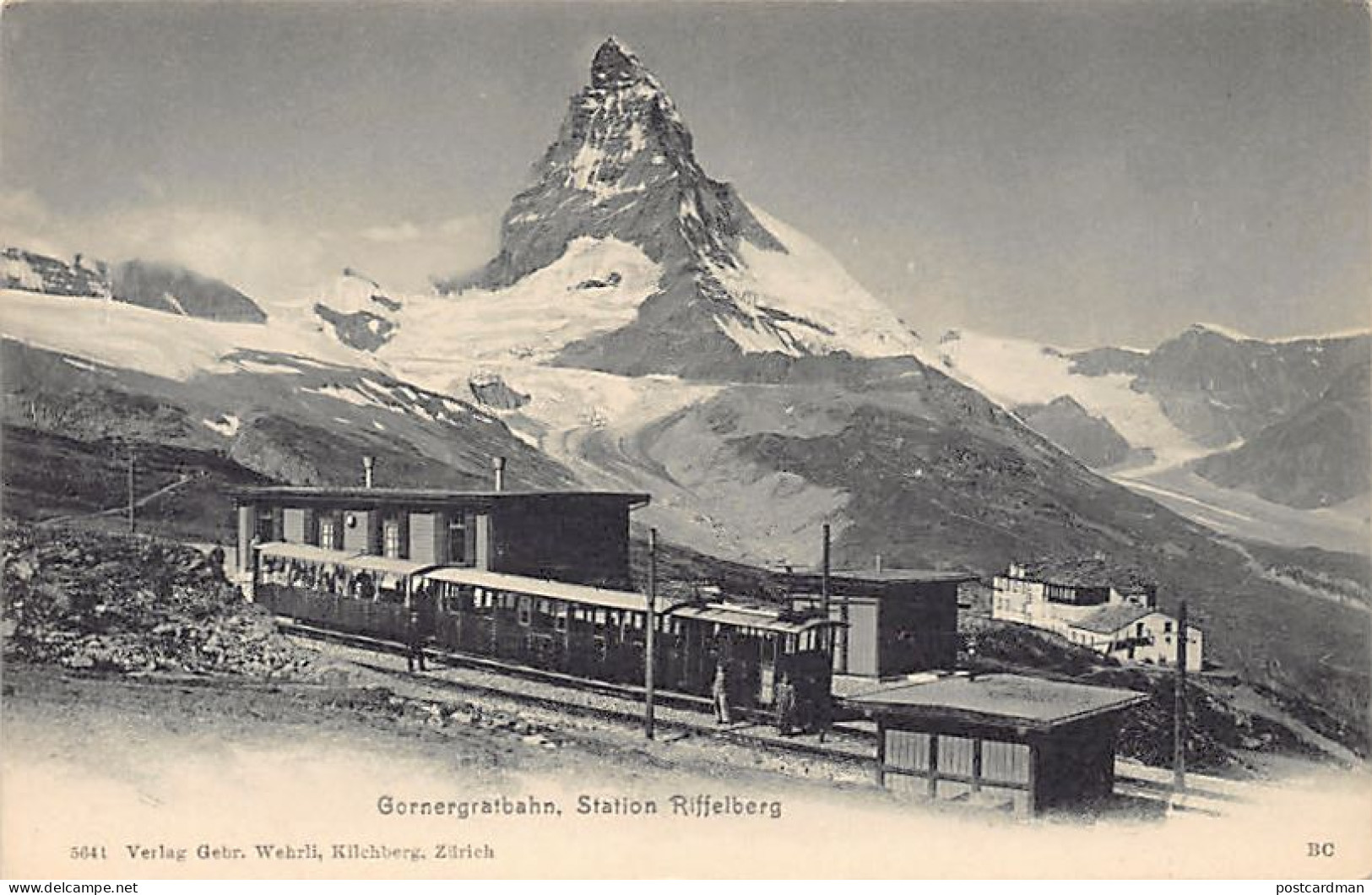 Suisse - Riffelberg (VS) Gornergratbahn - Verlag Wehrli 5641 - Autres & Non Classés