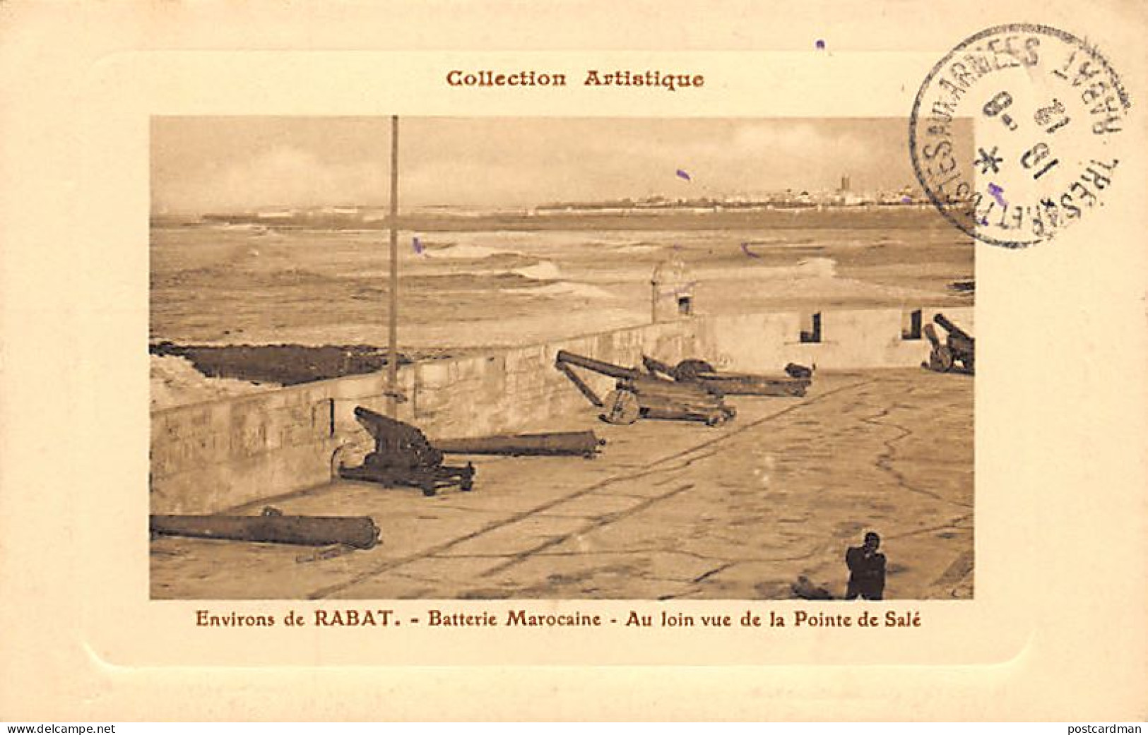 Environs De RABAT - Batterie Marocaine - Au Loin Vue De La Pointe De Salé - Ed. Collection Artistique  - Rabat