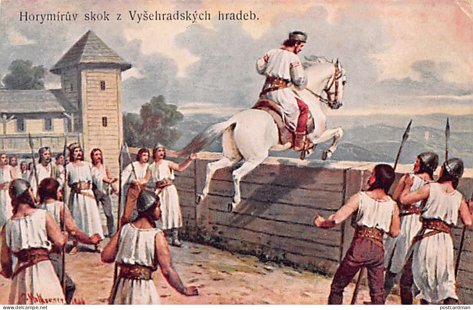 ČESKÁ REP Czech Rep. - Horymiruv Skok Z Vysehradskych Hradeb - Horymir's Jump From The Vysehrad Ramparts - Czech Republic