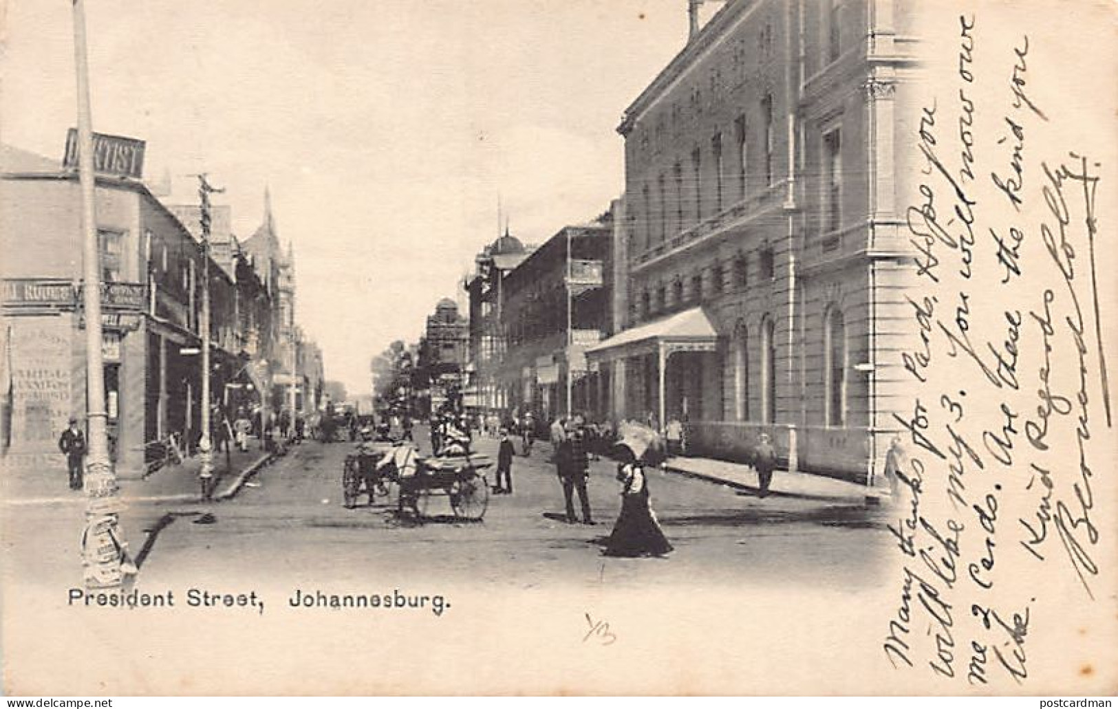 South Africa - JOHANNESBURG - President Street - Publ. Unknown  - Sud Africa