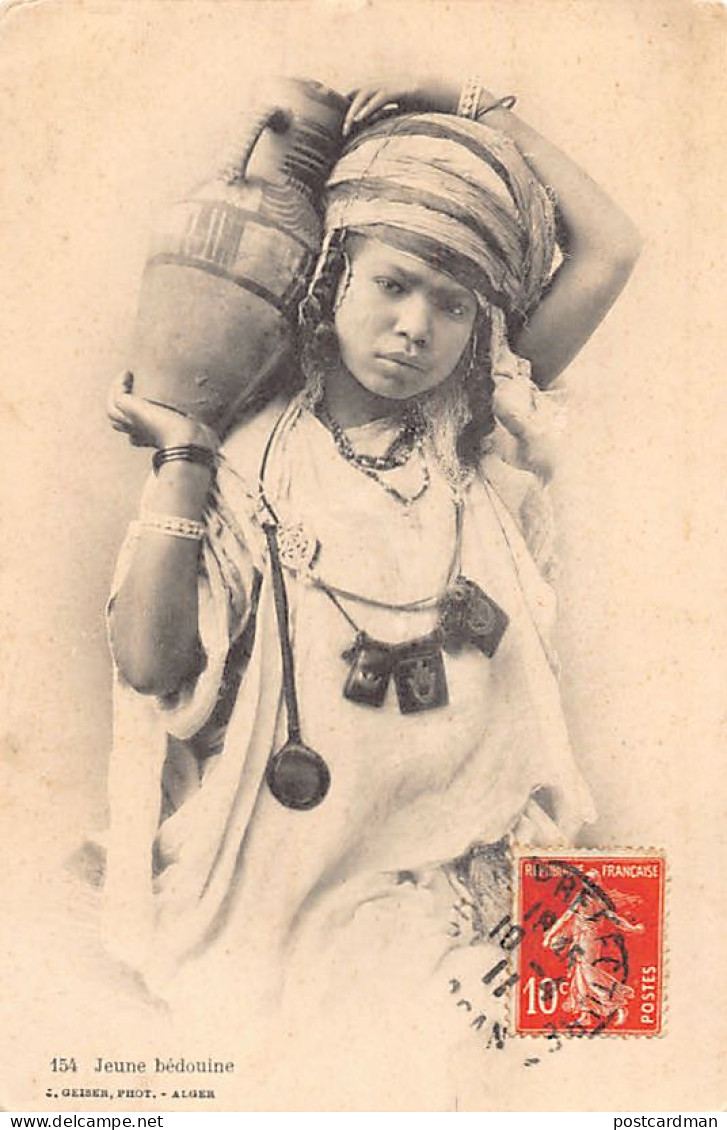 Algérie - Jeune Bédouine - Ed. J. Geiser 154 - Women