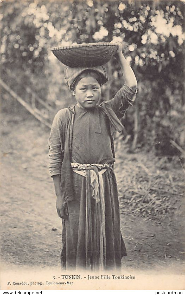 Vietnam - Jeune Fille Tonkinoise - Ed. P. Couadou 5 - Viêt-Nam