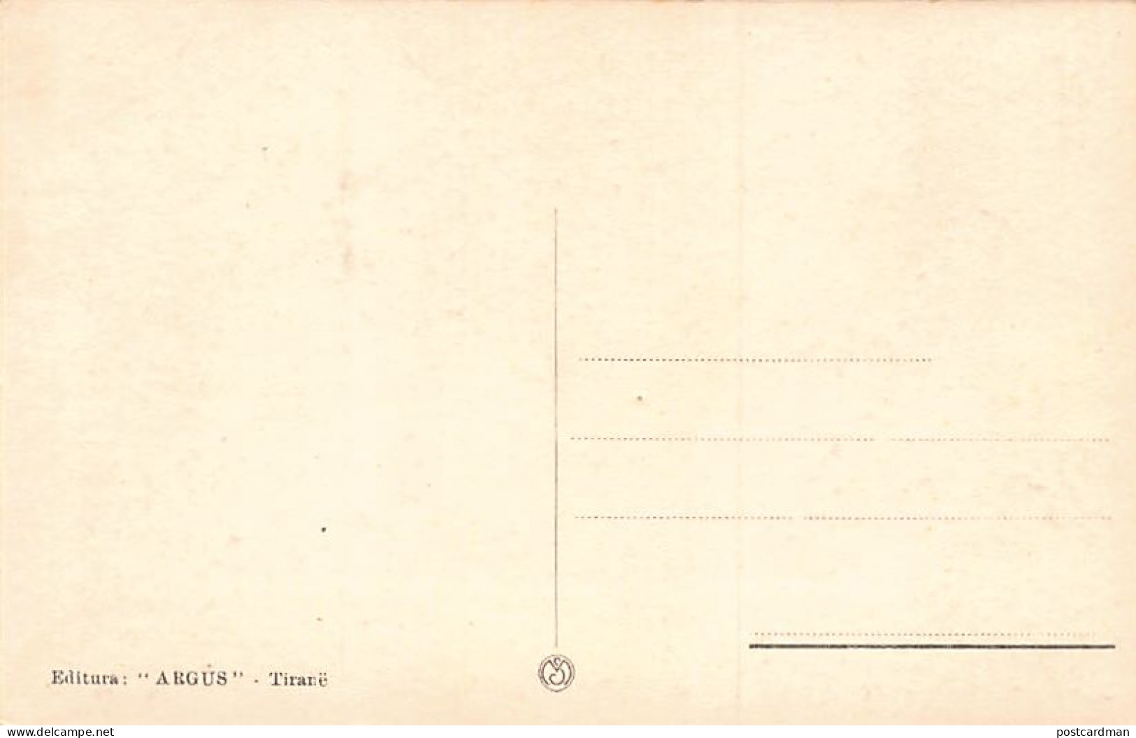 Albania - TIRANA - Dité Pazari - Publ. Argus  - Albanie