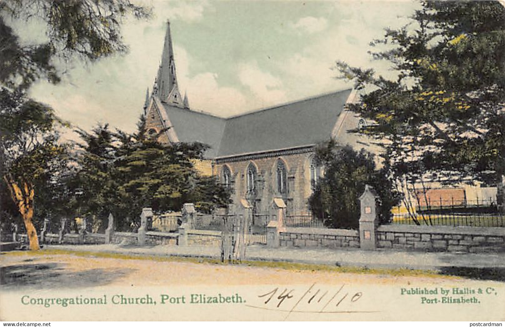 South Africa - PORT ELIZABETH - Congrational Church - Publ. Hallis & Co.  - Südafrika