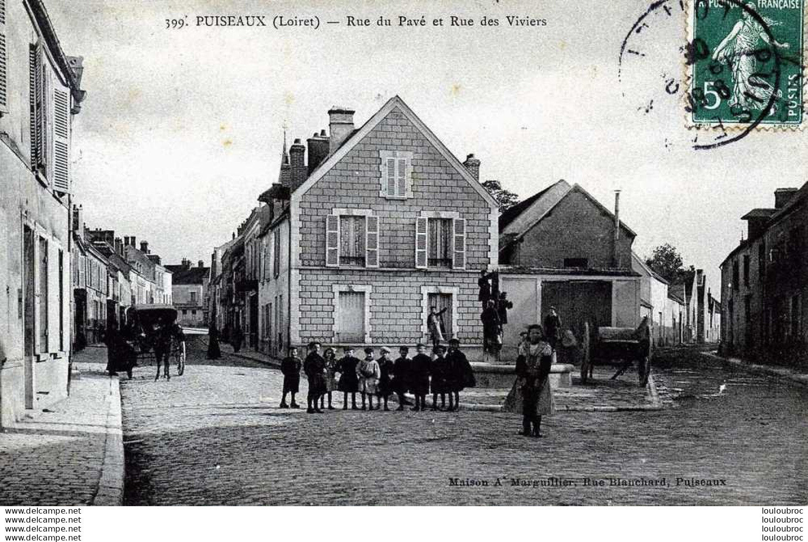 45 PUISEAUX RUE DU PAVE ET RUE DES VIVIERS - Puiseaux