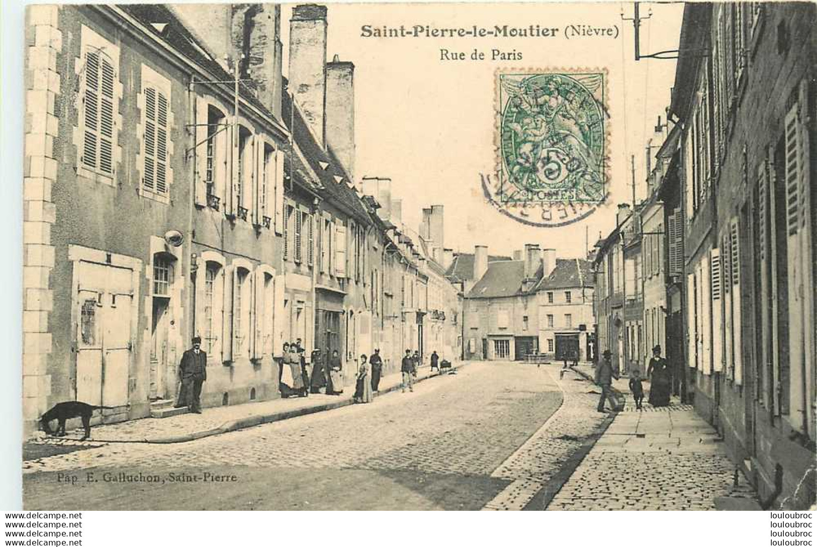 58 SAINT PIERRE LE MOUTIER RUE DE PARIS - Saint Pierre Le Moutier