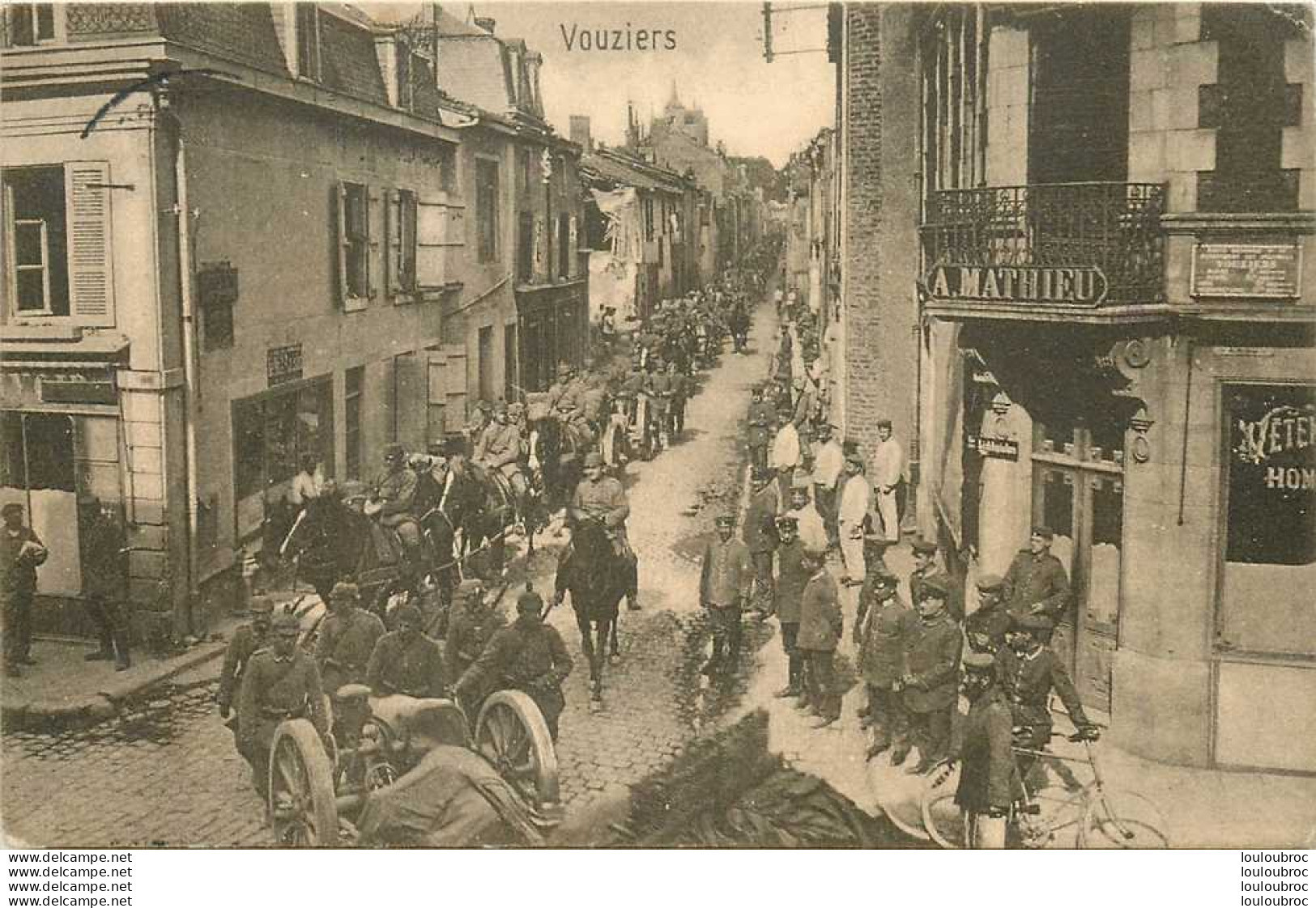 08 VOUZIERS  CARTE ALLEMANDE 01/1916 - Vouziers