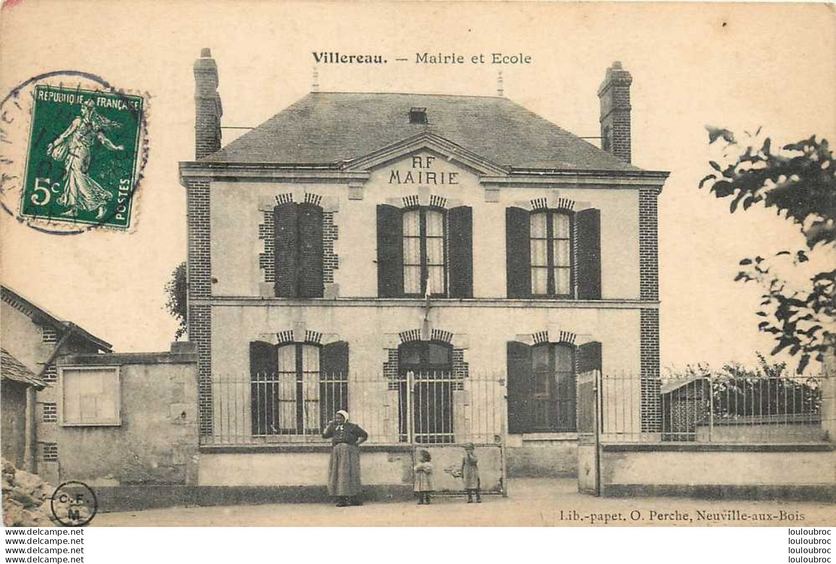 45 VILLEREAU MAIRIE ET ECOLE - Autres & Non Classés