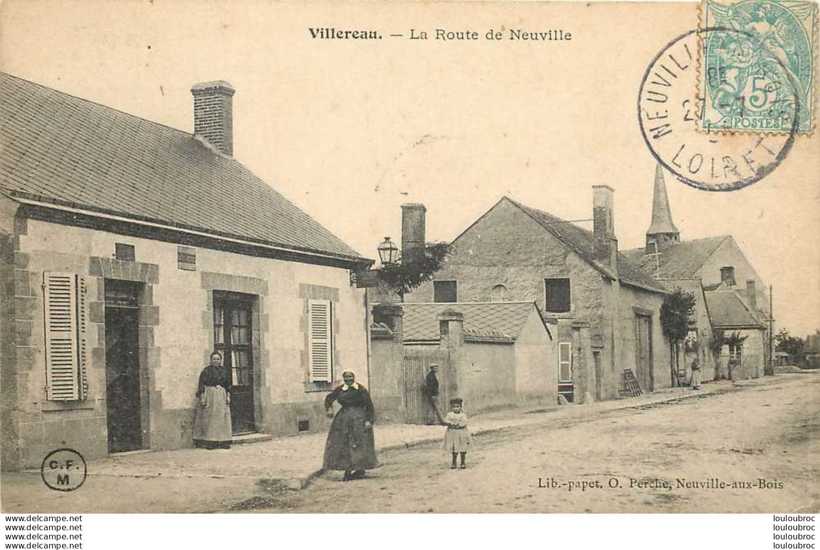 45 VILLEREAU LA ROUTE DE NEUVILLE - Autres & Non Classés