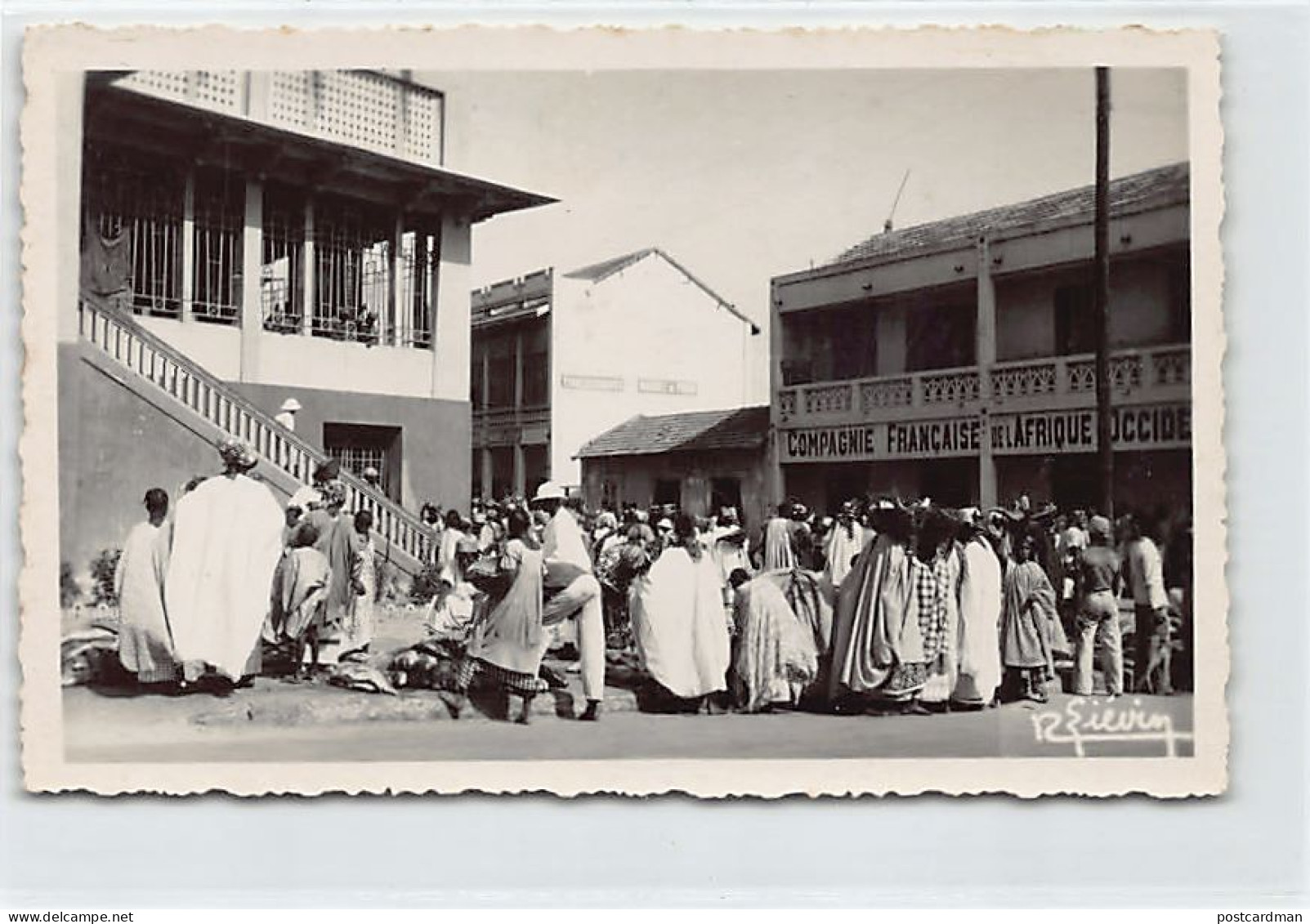 Sénégal - DAKAR - Compagnie Française De L'Afrique Occidentale - CARTE PHOTO - Ed. R. Liévin  - Sénégal