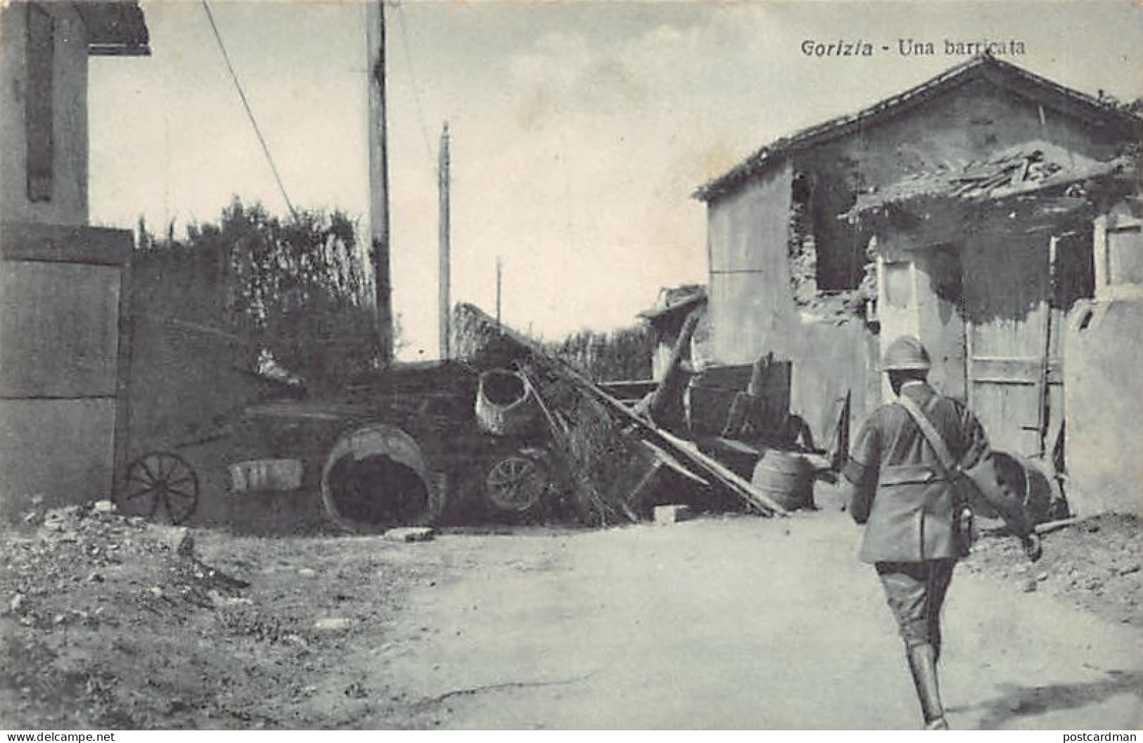 GORIZIA - Una Barricata - Gorizia