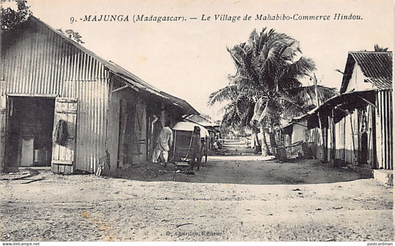 Madagascar - MAJUNGA - Le Village De Mahabibo - Commerce Hindou Indien - Ed. G. Charifou 9 - Madagaskar