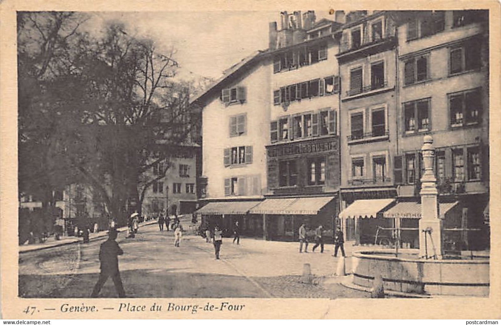 GENÈVE - Place Du Bourg-de-Four - Fontaine - Ed. Comptoir Artistique 47 - Genève