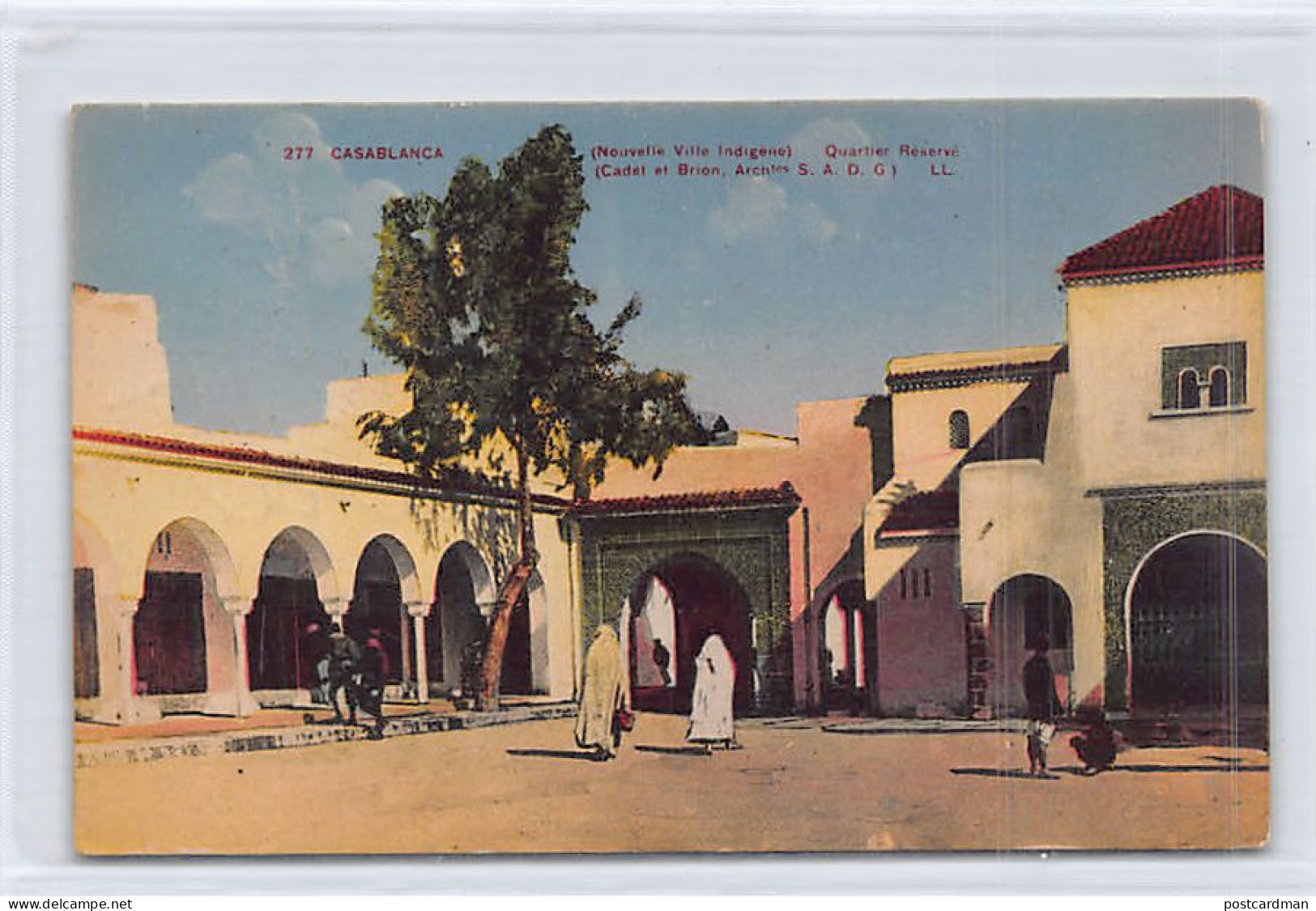 Maroc - CASABLANCA - Quartier Réservé - Cadet Et Brion Architectes - Ed. Lévy & Fils 277 - Casablanca