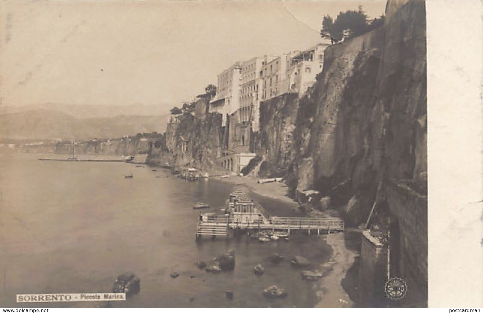 Italia - SORRENTO (NA) Piccola Marina - CARTOLINE FOTO N.P.G. - Otros & Sin Clasificación