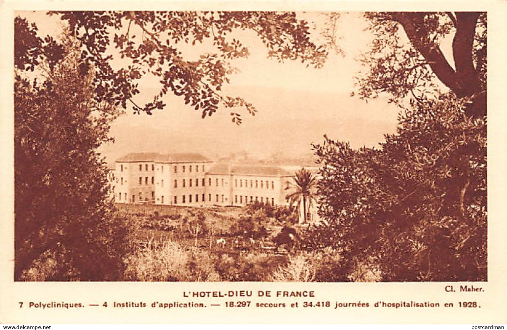 Liban - BEYROUTH - L'Hôtel-Dieu De France - Ed. Mission Des Jésuites Français En Syrie  - Libanon