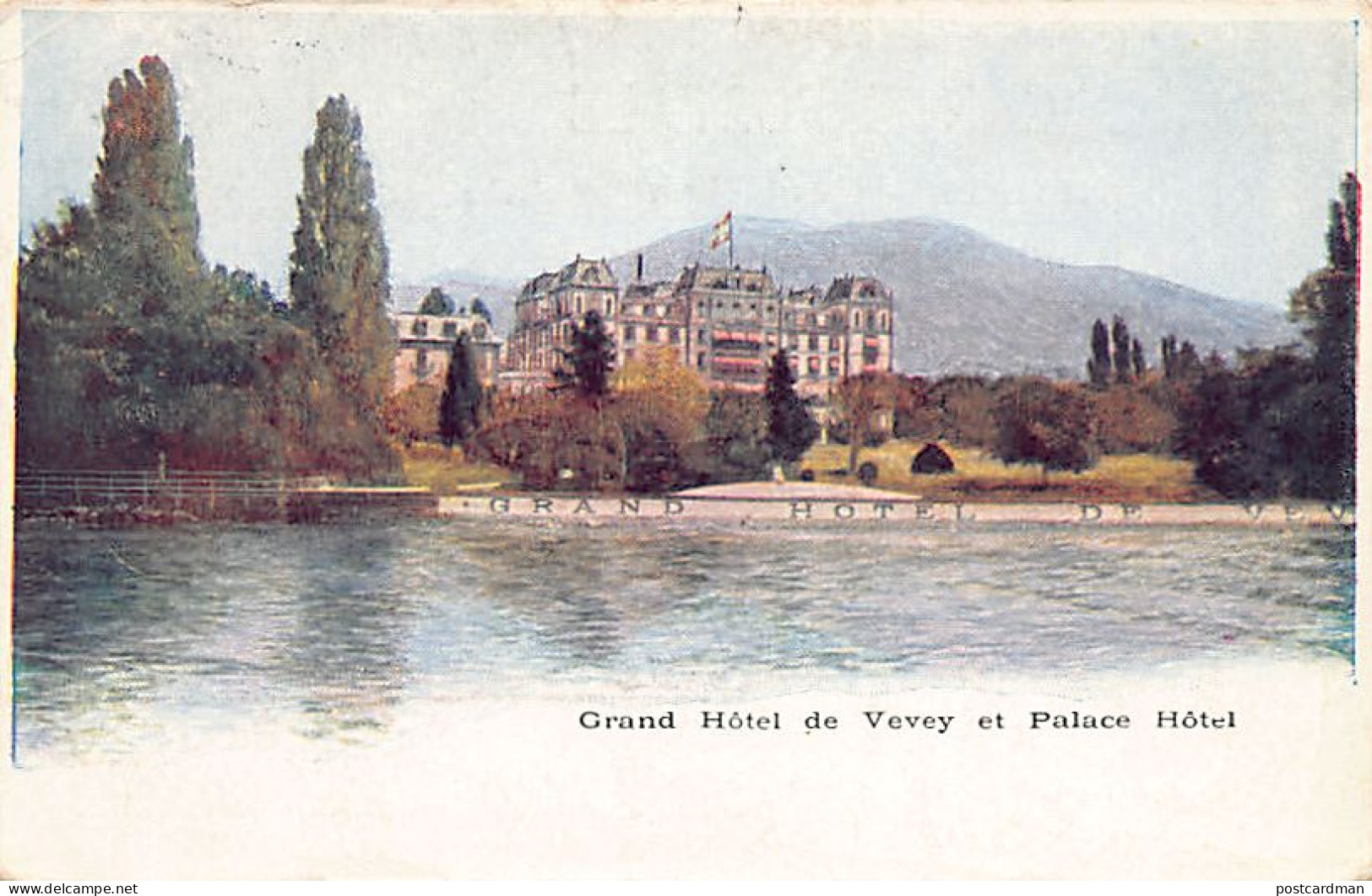 Suisse - VEVEY (VD) Grand Hôtel De Vevey Et Palace Hôtel - Ed. Inconnu  - Vevey