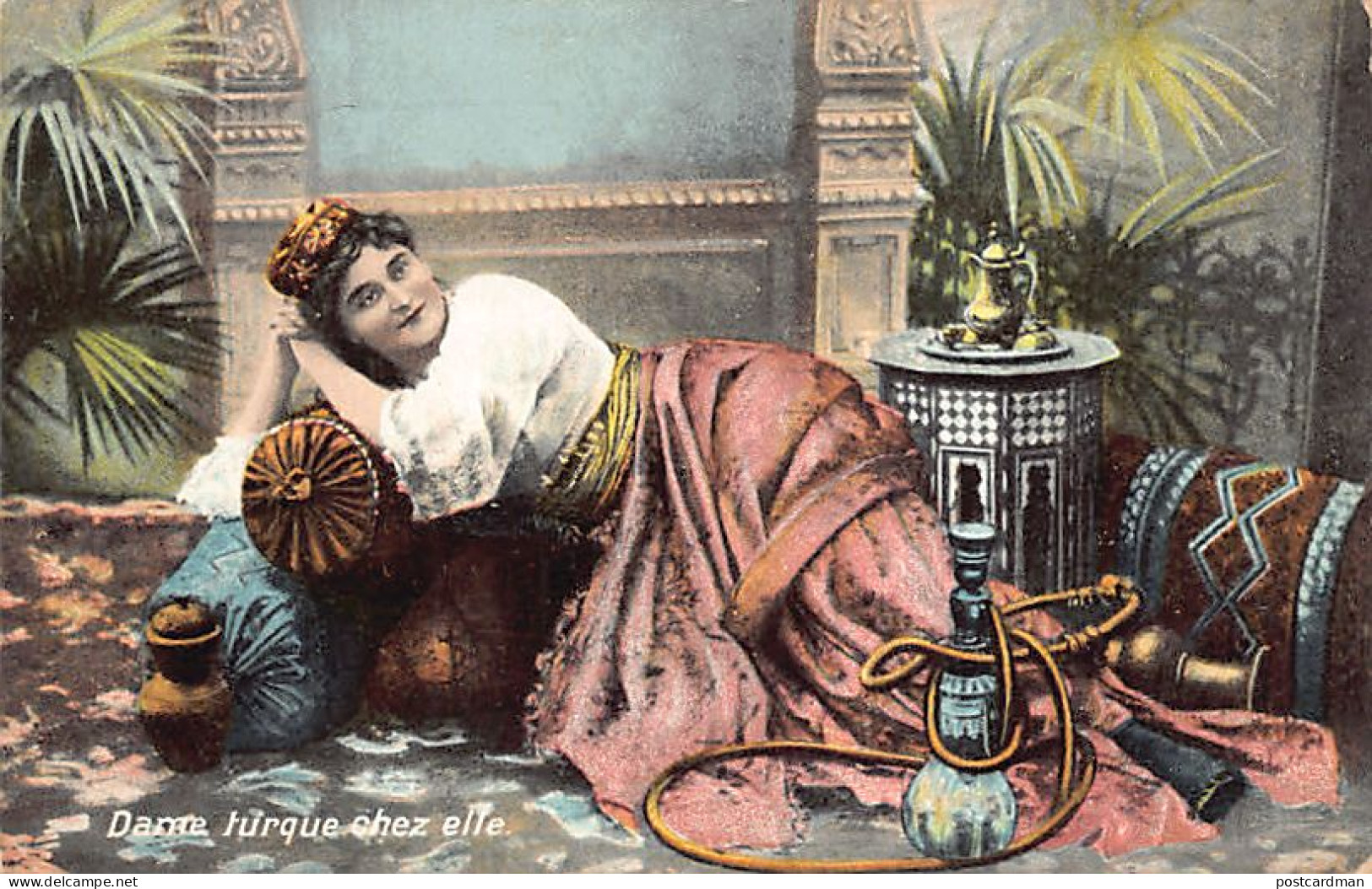 Turkey - Turkish Lady And Hookah - Publ. Max Fruchtermann 219 - Turquie