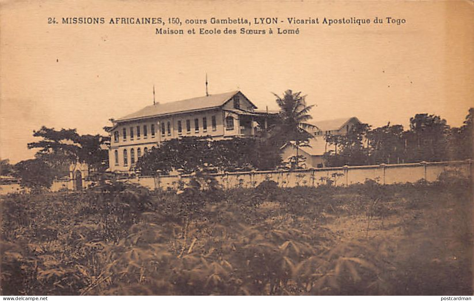 Togo - LOMÉ - Maison Et école Des Soeurs - Ed. Missions Africaines 24 - Togo