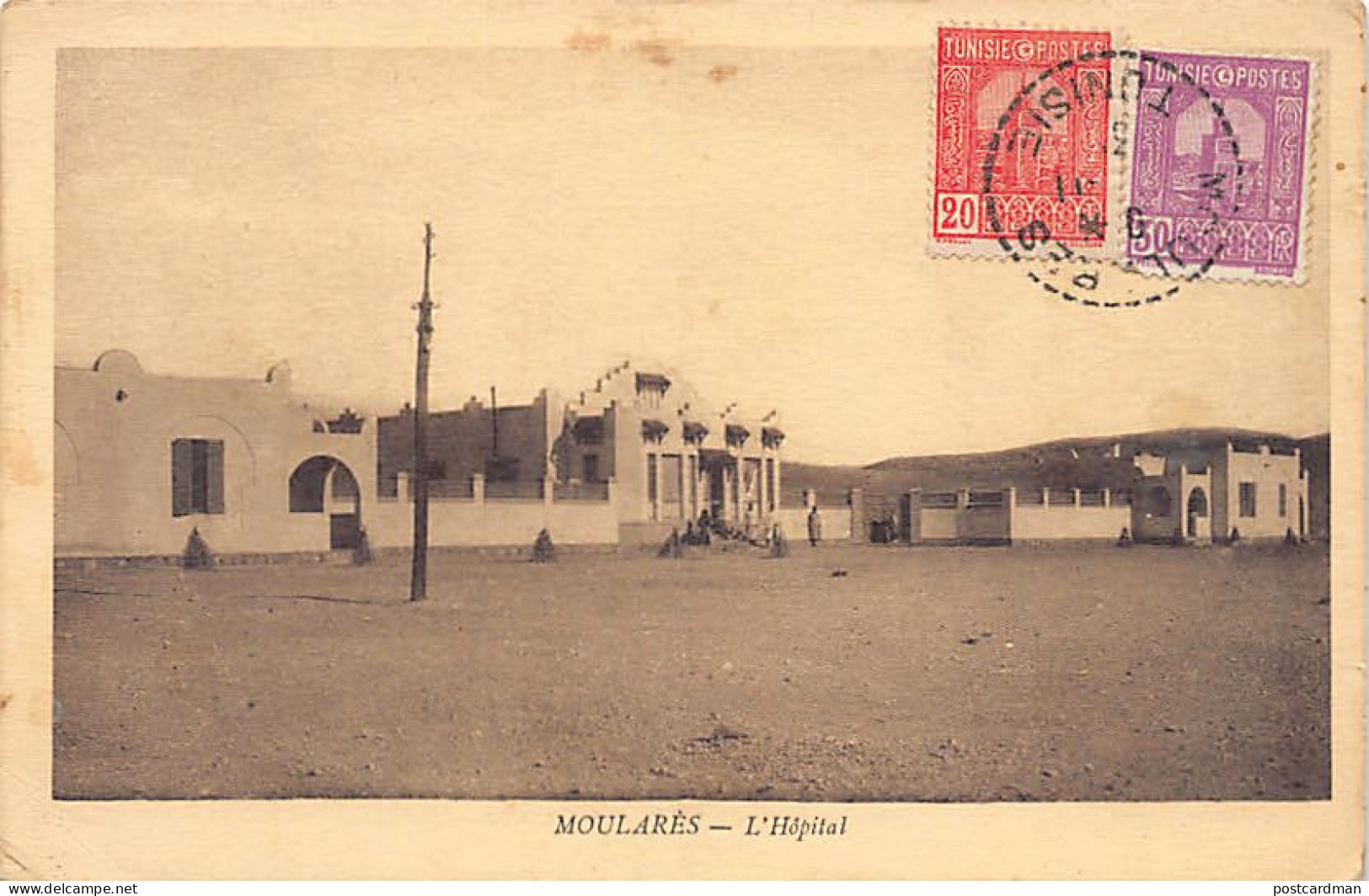 Tunisie - MOULARÈS - L'hôpital - Ed. Perrin  - Tunisie