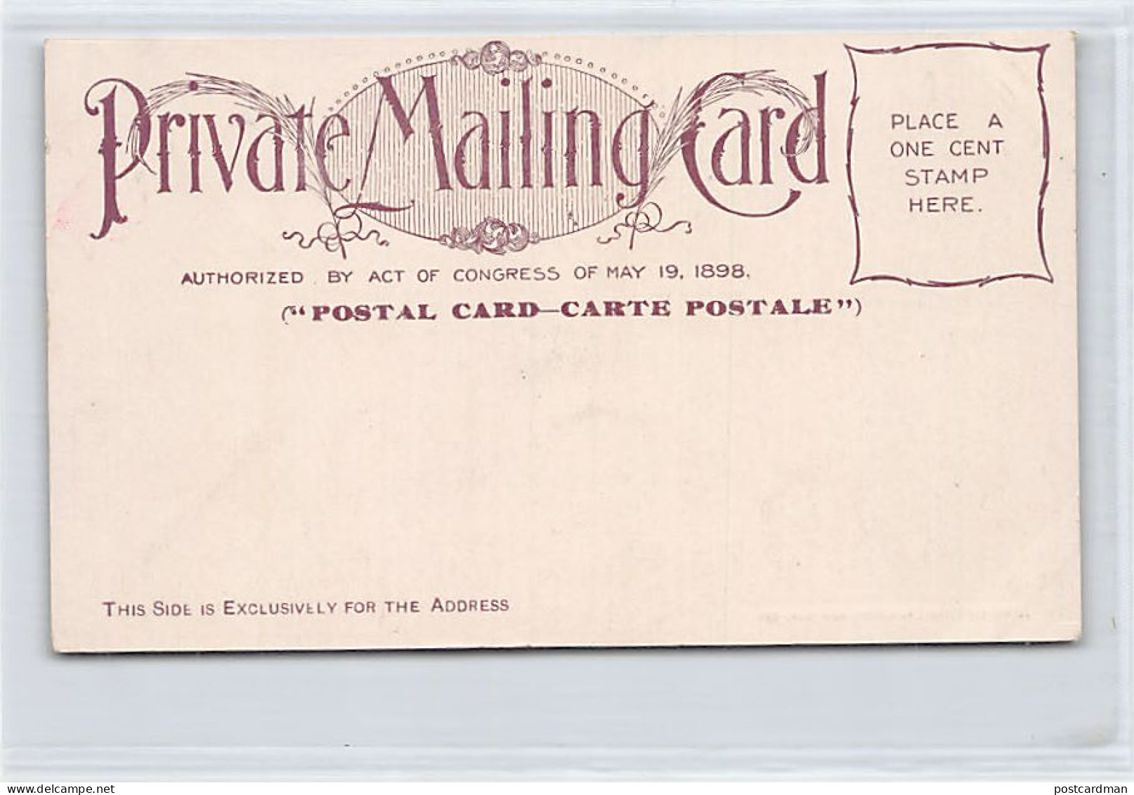 ASBURY PARK (NJ) Crow's Nest - PRIVATE MAILING CARD - Publ. A. Livingston 236 - Other & Unclassified