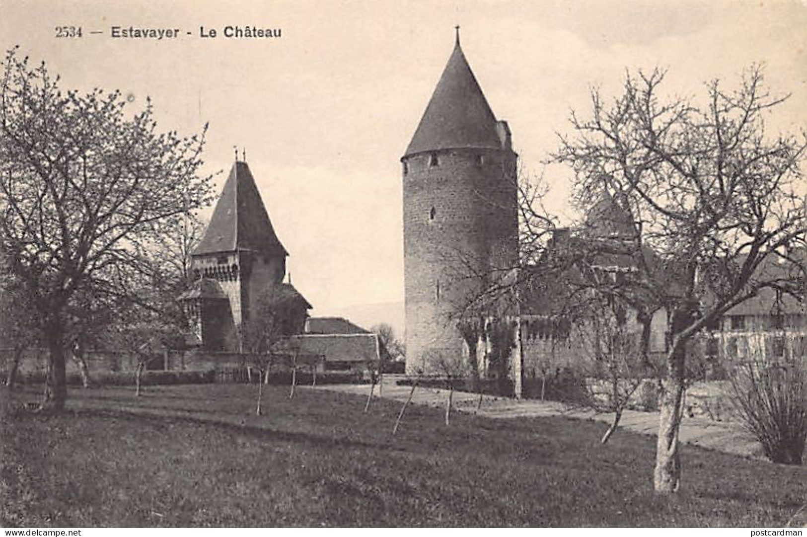 Estavayer (FR) Le Château Phototypie Co., Neuchâtel - Estavayer