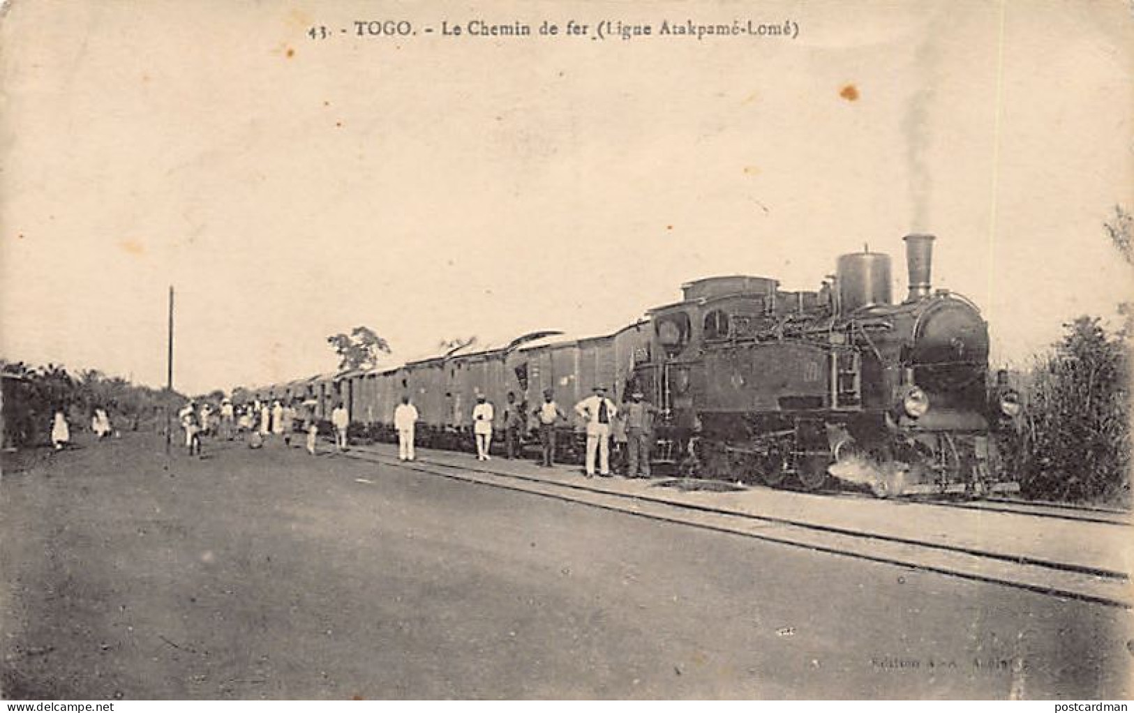Togo - Le Chemin De Fer - Ligne Atakpamé-Lomé - Ed. A.-A. Acolatsé 43 - Togo