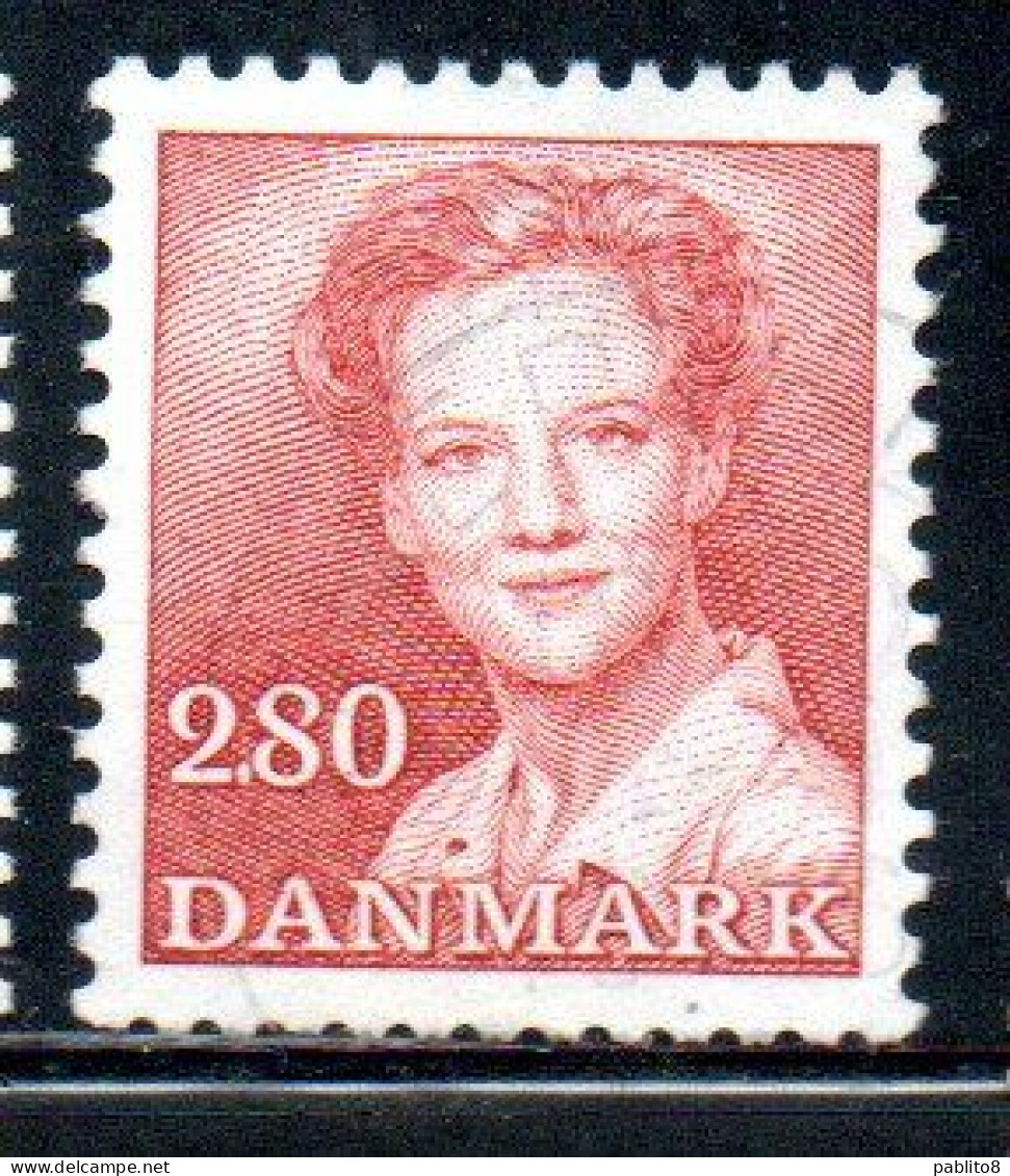 DANEMARK DANMARK DENMARK DANIMARCA 1982 1985 QUEEN MARGRETHE II  2.80k USED USATO OBLITERE - Gebraucht