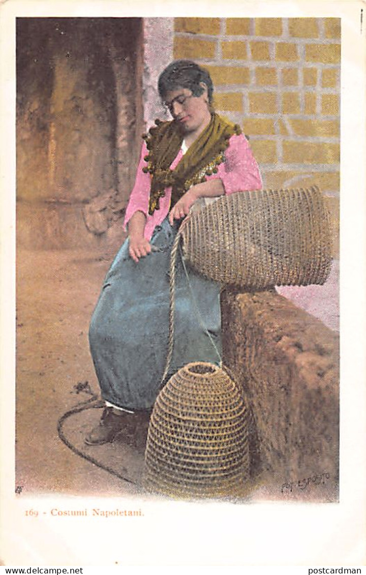 Costumi Napoletani - La Moglie Del Pescatore Con Le Trappole - Ed. Esposito 169 - Napoli (Napels)