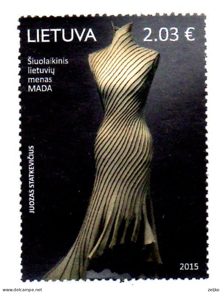Lithuania, Used But Not Canceled, 2015, Michel 1197, Fashion - Lituanie