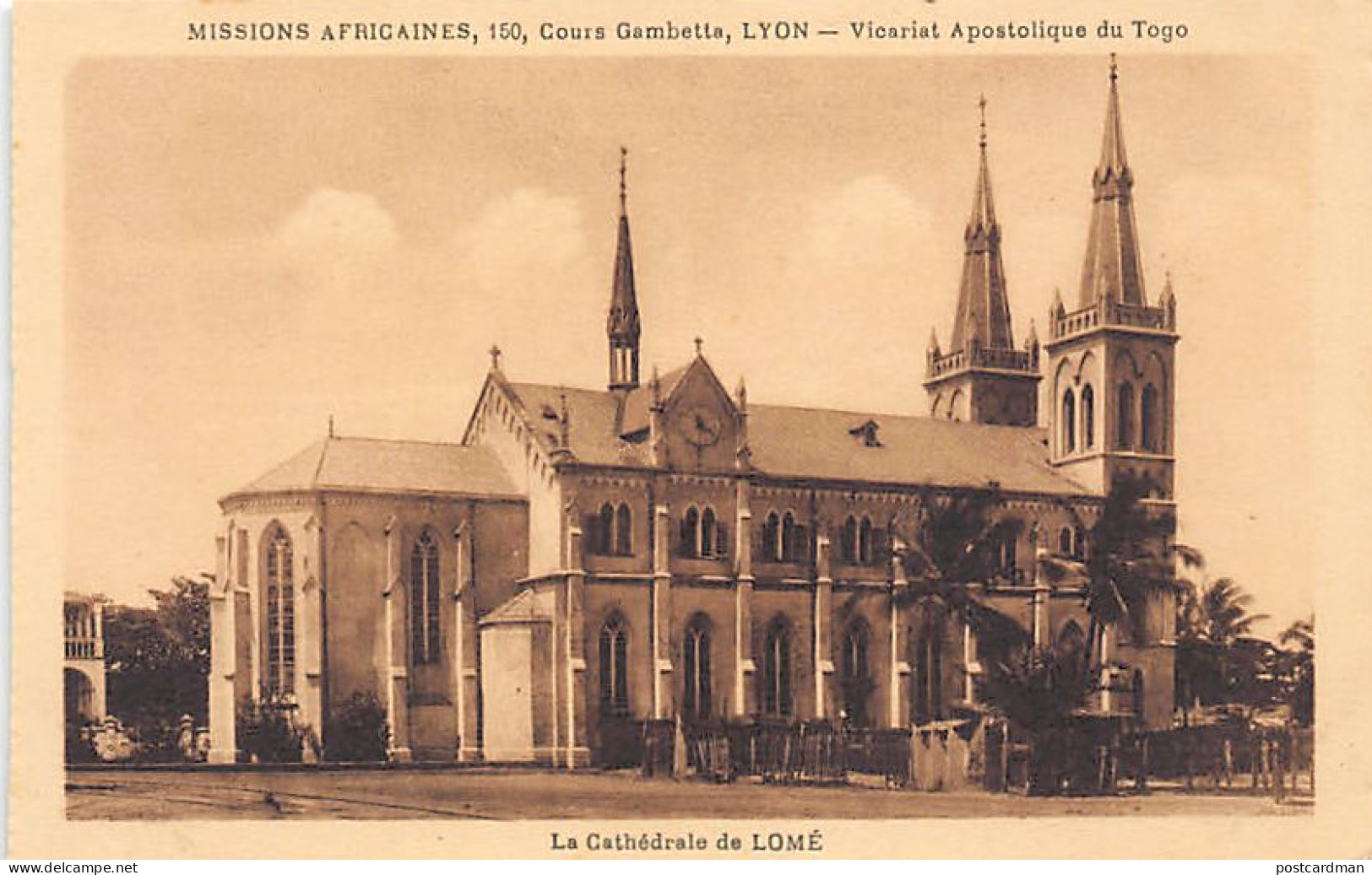 Togo - LOMÉ - La Cathédrale - Ed. Missions Africaines  - Togo