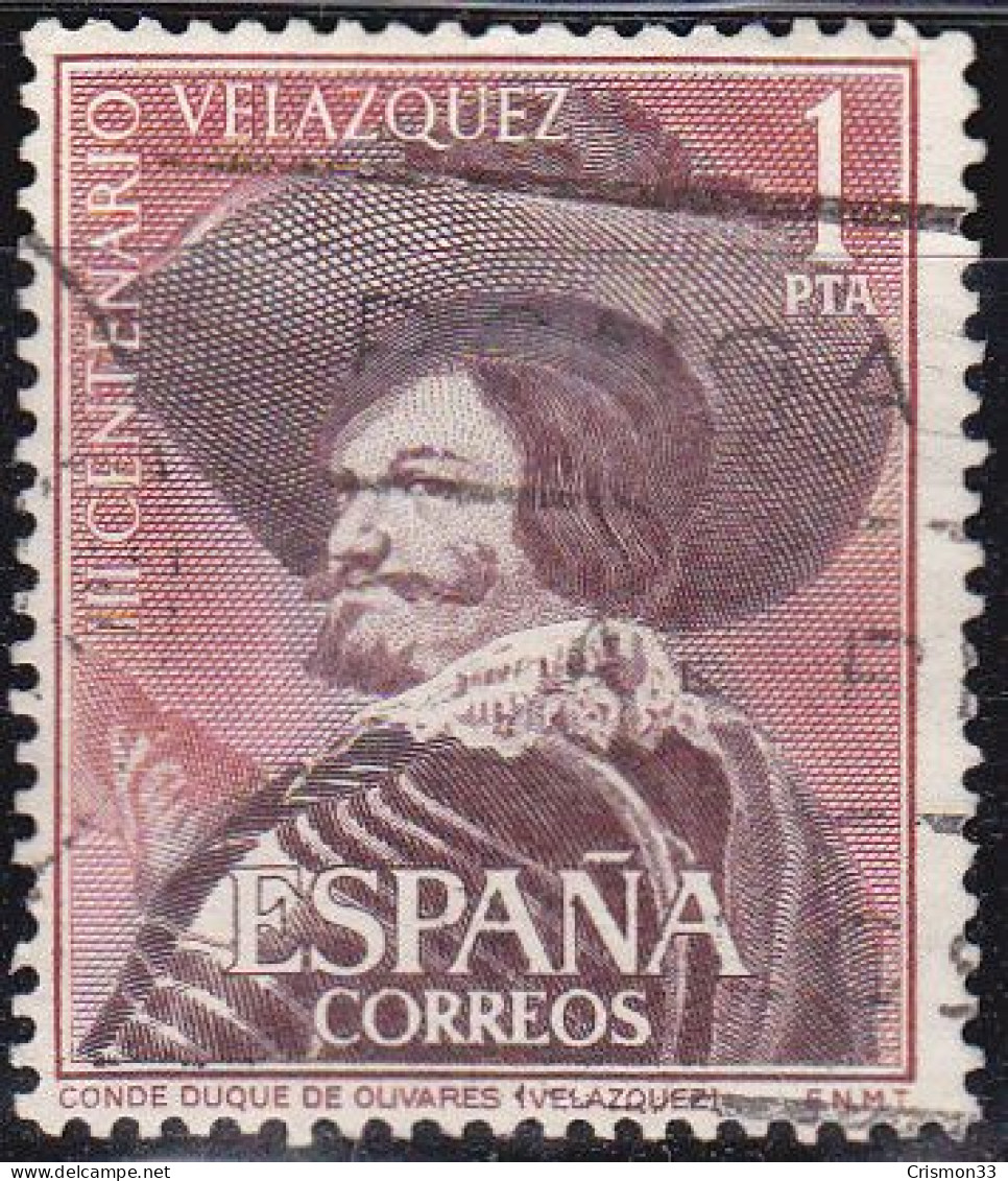 1961 - ESPAÑA - III CENTENARIO DE LA MUERTE DE VELAZQUEZ - EDIFIL 1341 - Used Stamps