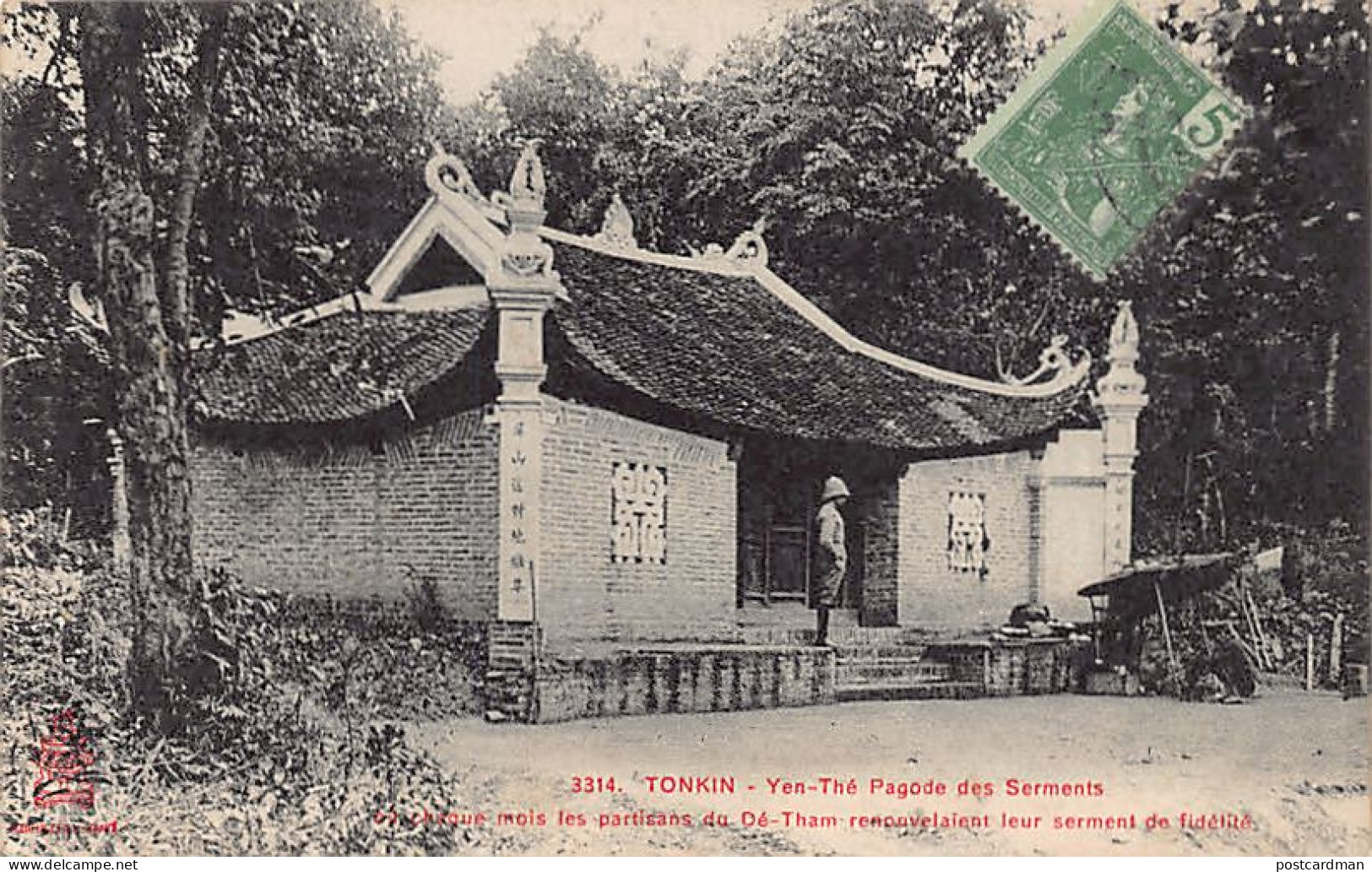 Vietnam - YEN THÊ - Pagode Des Serments Où Chaque Mois Les Partisans Du Dé Tham Renouvelaient Leur Serment De Fidélité - - Viêt-Nam