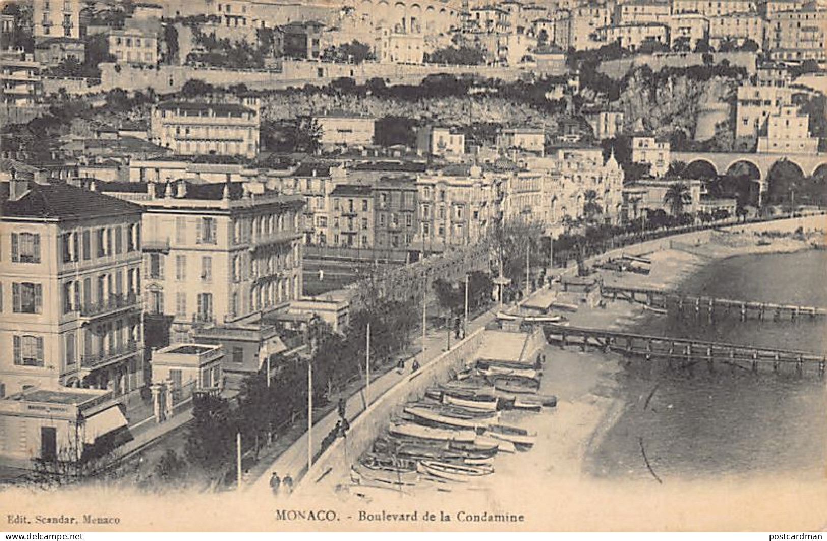 MONACO - Boulevard De La Condamine - Ed. Scandar  - Autres & Non Classés