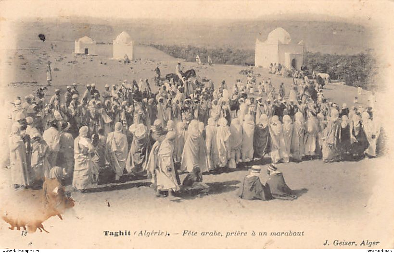 TAGHIT - Fête Arabe, Prière à Un Marabout - Other & Unclassified