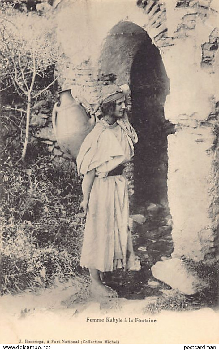 Kabylie - Femme Kabyle à La Fontaine - Ed. J. Boussuge Collection Michel - Femmes