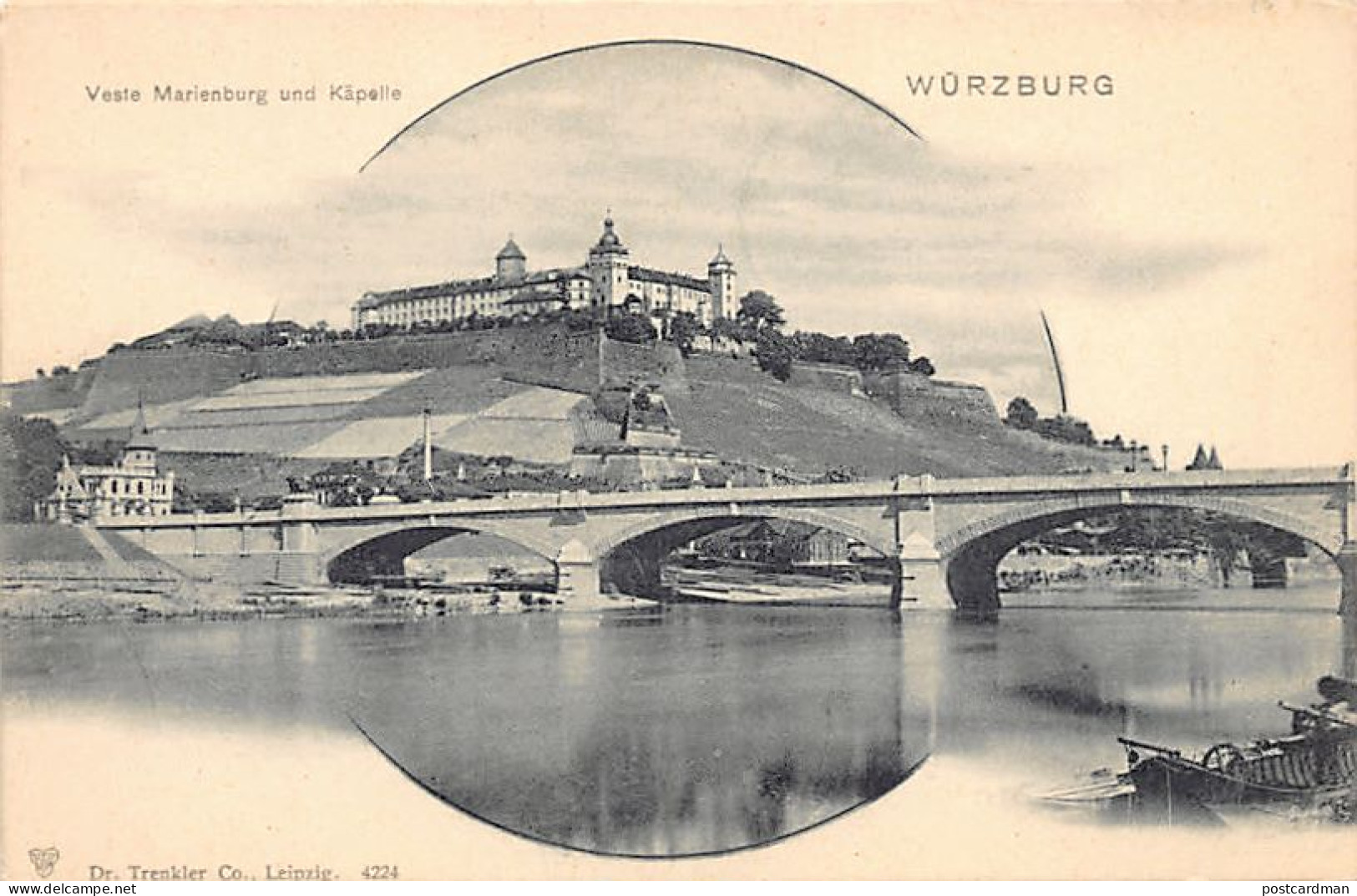 Würzburg (BY) Veste Marienburg Und Kapelle Verlag Dr. Trenkler Co. Leipzig - Wuerzburg